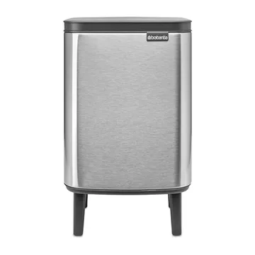 Bo 高款废纸篓7L - 拉丝钢材_哑光 - Brabantia