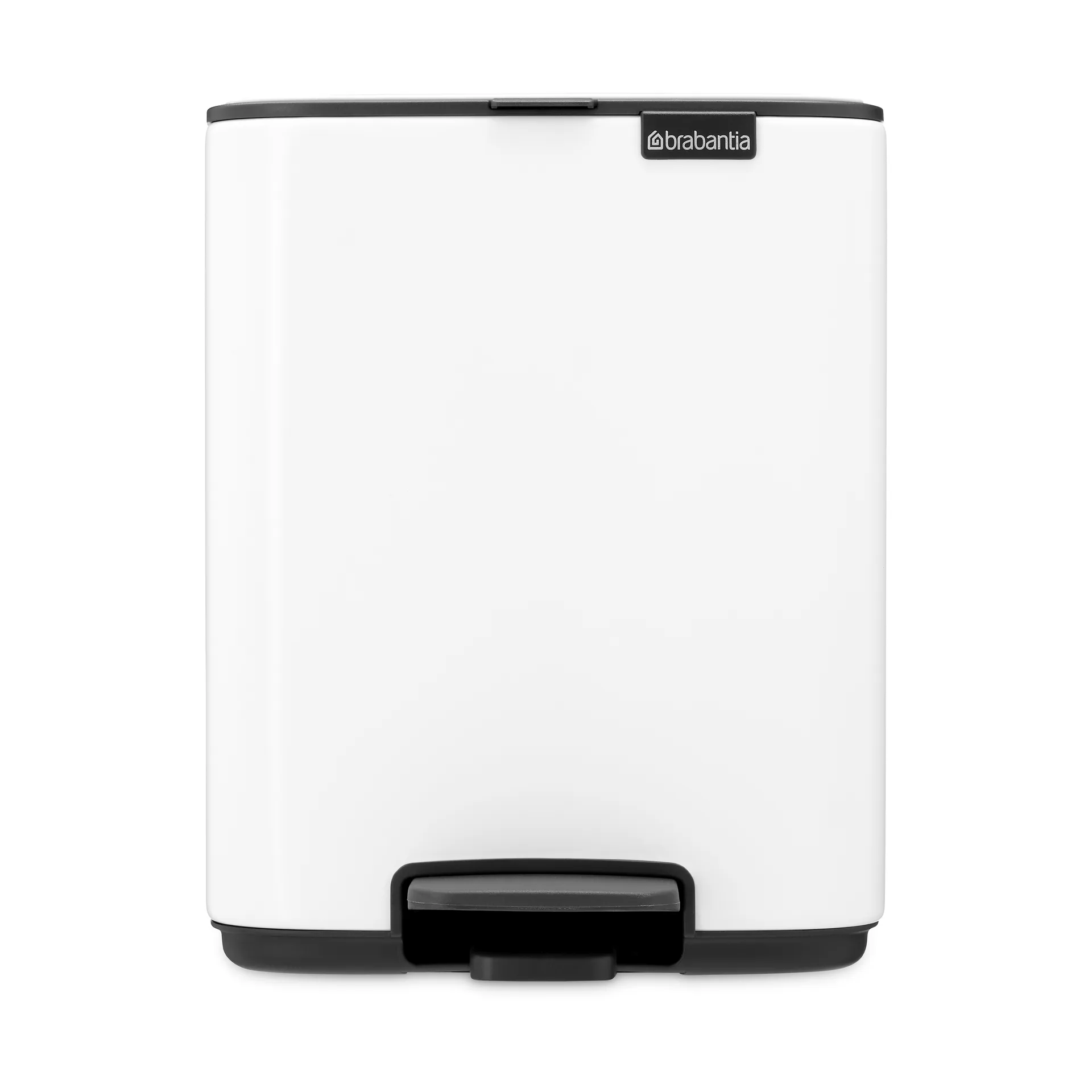 Bo 北欧风格脚踏式垃圾桶7L, 白色 Brabantia