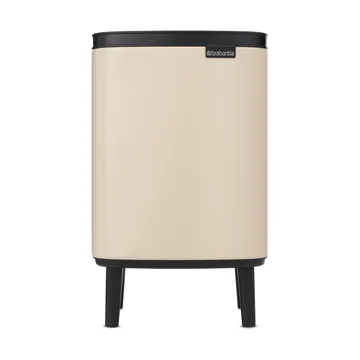 Bo 高款废纸篓7L - 柔和米色 - Brabantia