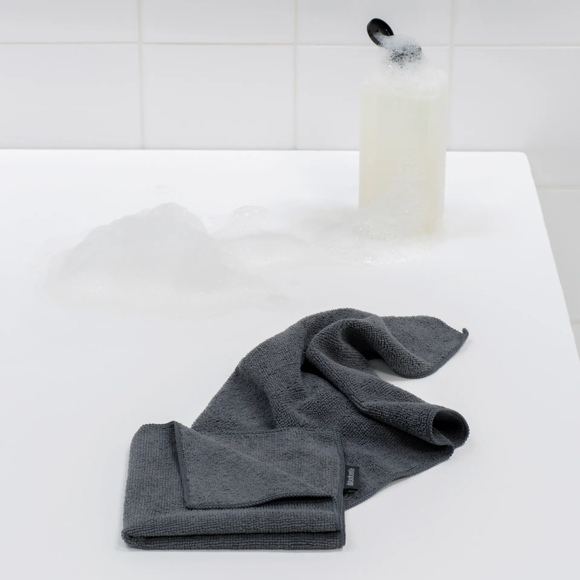 Brabantia 超细纤维布 2片装, 深灰色 Brabantia