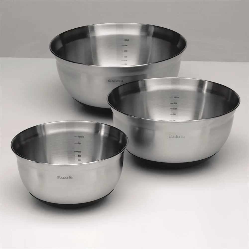 Brabantia 搅拌碗3件装, 3件装 Brabantia