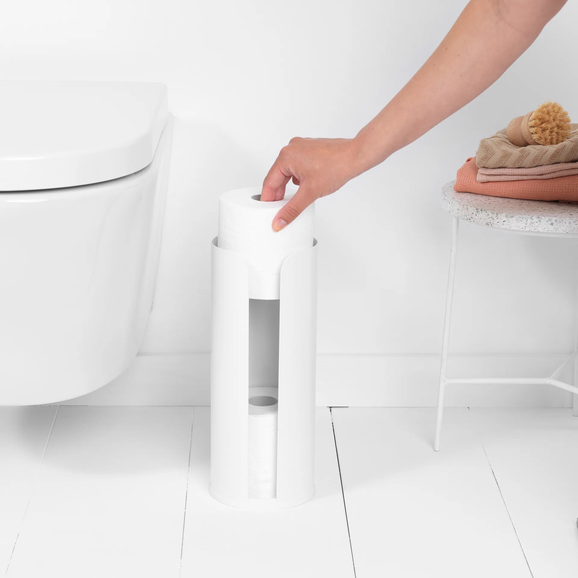 Brabantia 3卷卫生纸架, 白色 Brabantia