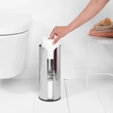 Brabantia 3卷卫生纸架 - 亮面钢 - Brabantia