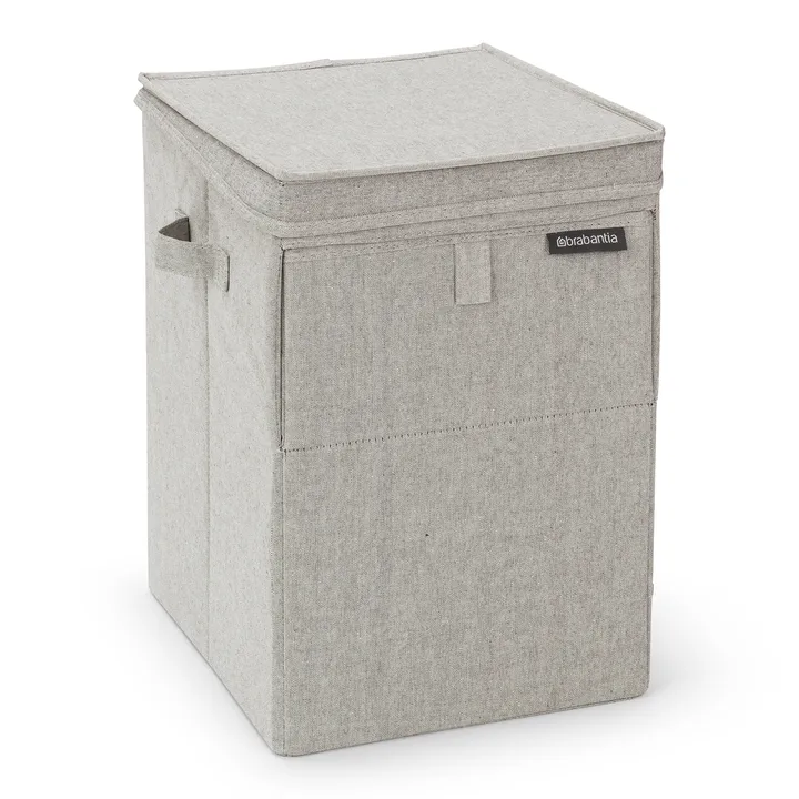 Brabantia 可叠放洗衣篮 35升 - 浅灰色 - Brabantia