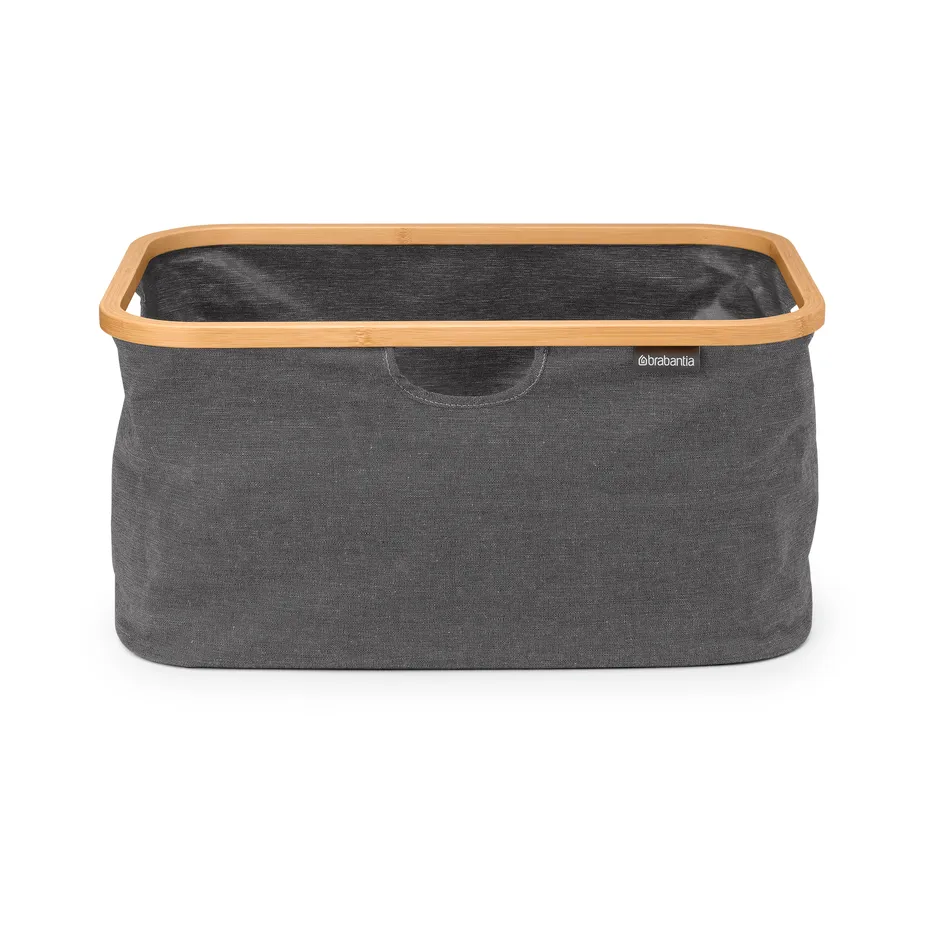 Brabantia 可折叠洗衣篮 40升, 胡椒黑 Brabantia