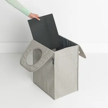 Brabantia 布艺长方形洗衣袋 55升 - 浅灰色 - Brabantia