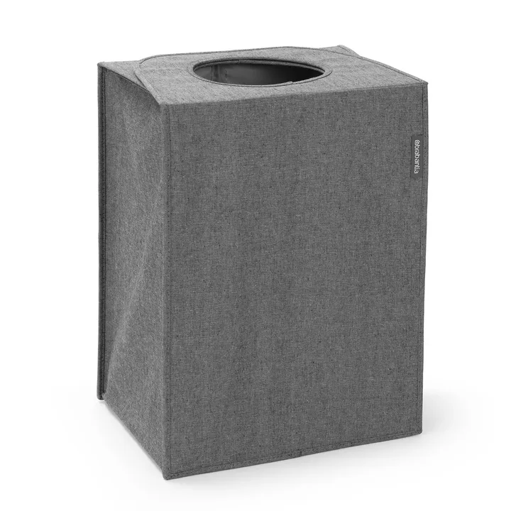 Brabantia 布艺长方形洗衣袋 55升 - 深灰色 - Brabantia