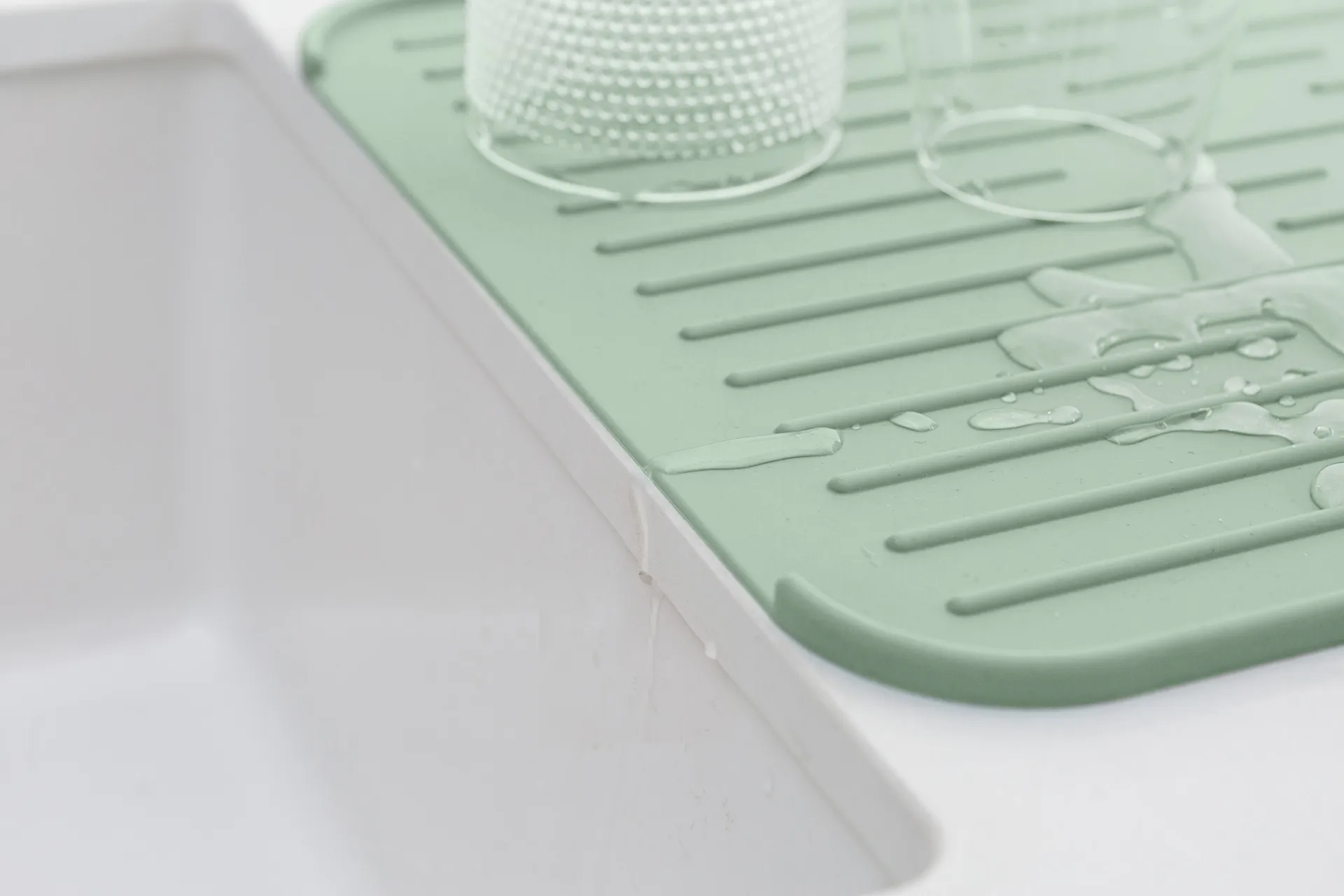 Brabantia dish mat silicone, Jade 绿色 Brabantia