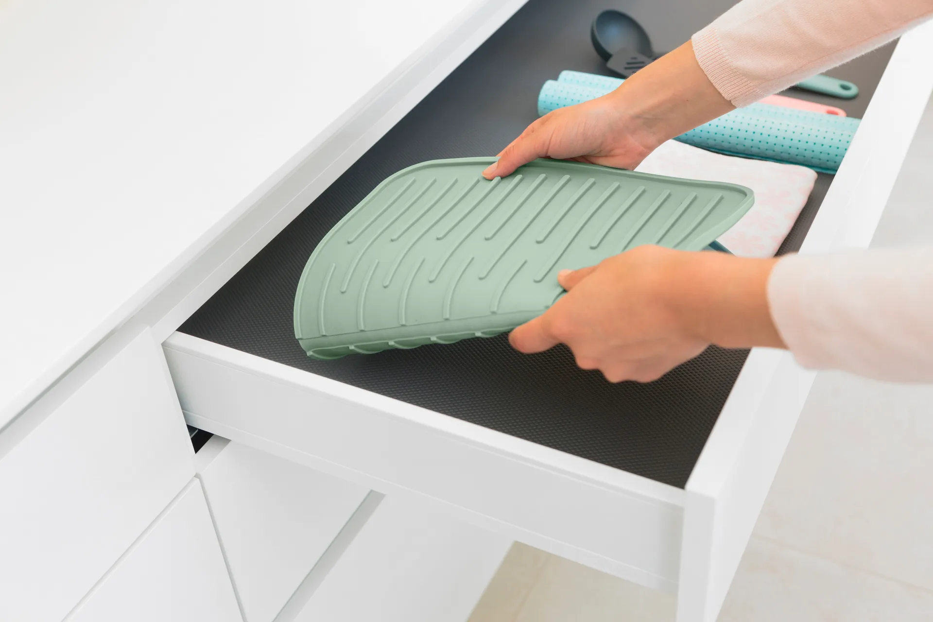 Brabantia dish mat silicone, Jade 绿色 Brabantia