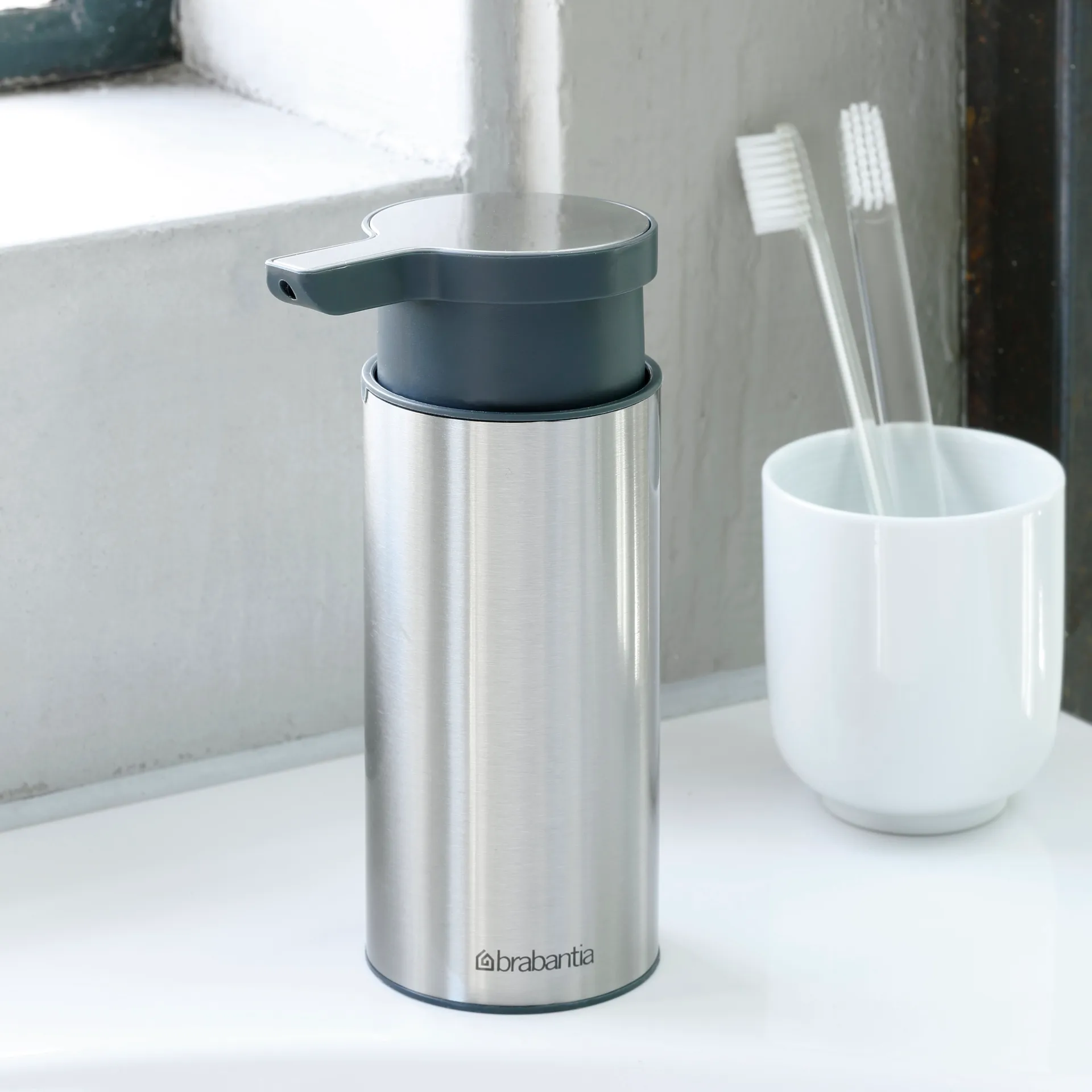 Brabantia 皂液器 , matte steel Brabantia