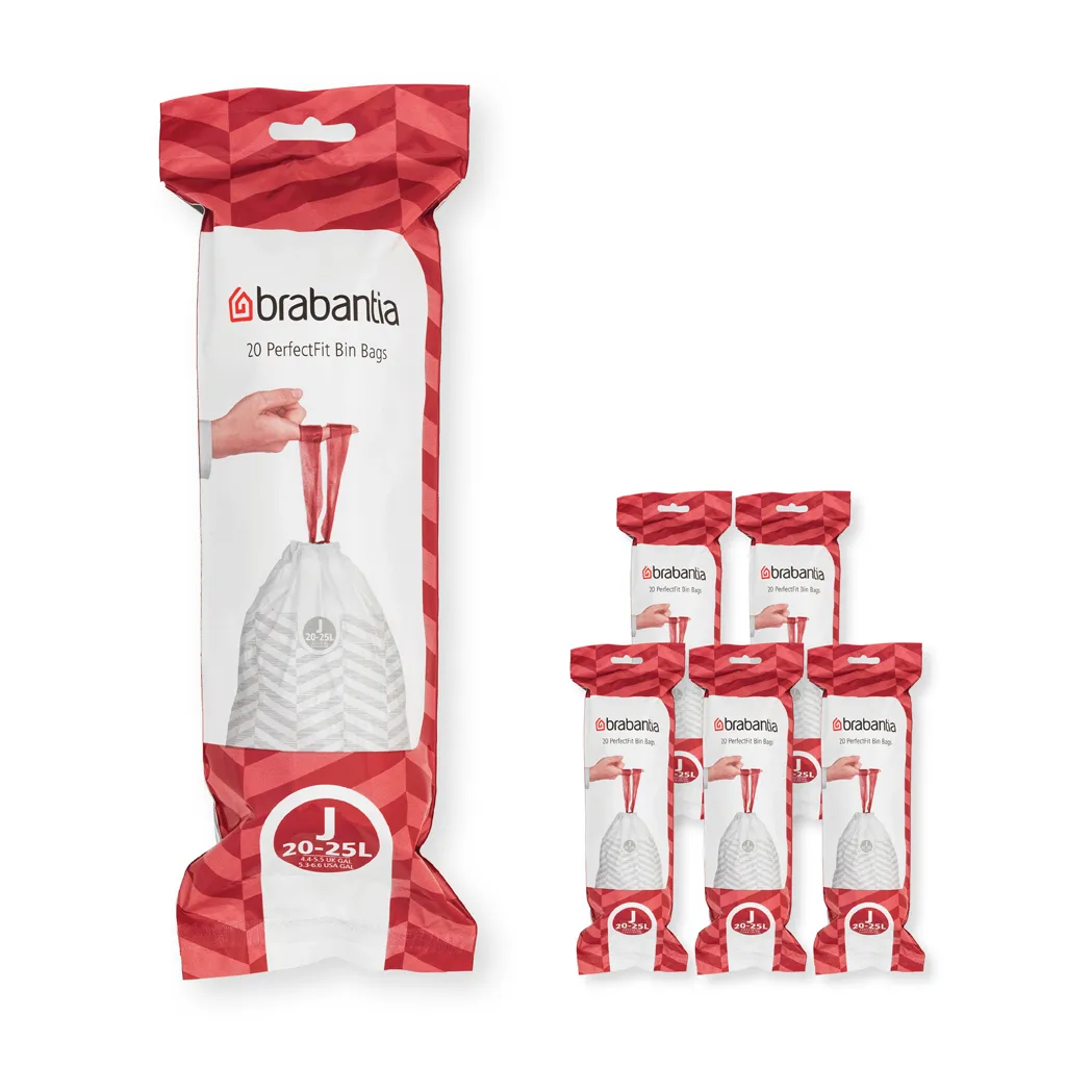 Brabantia PerfectFit 垃圾袋 120只, J款_20-25L Brabantia