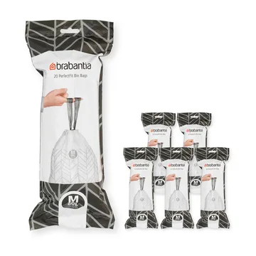 Brabantia PerfectFit 垃圾袋 120只 - M款_60L - Brabantia