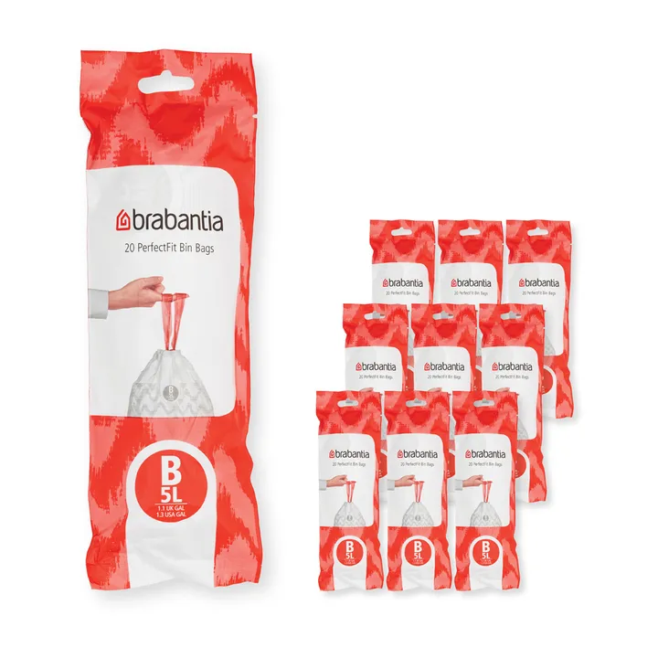 Brabantia PerfectFit 垃圾袋 200只 - B款_5L - Brabantia