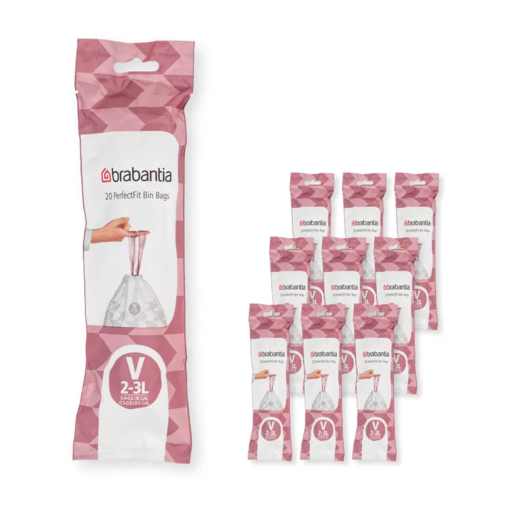 Brabantia PerfectFit 垃圾袋 200只 - V款_2-3L - Brabantia