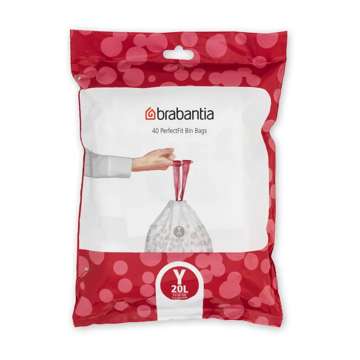 Brabantia PerfectFit 垃圾袋 40只 - 20升 - Brabantia