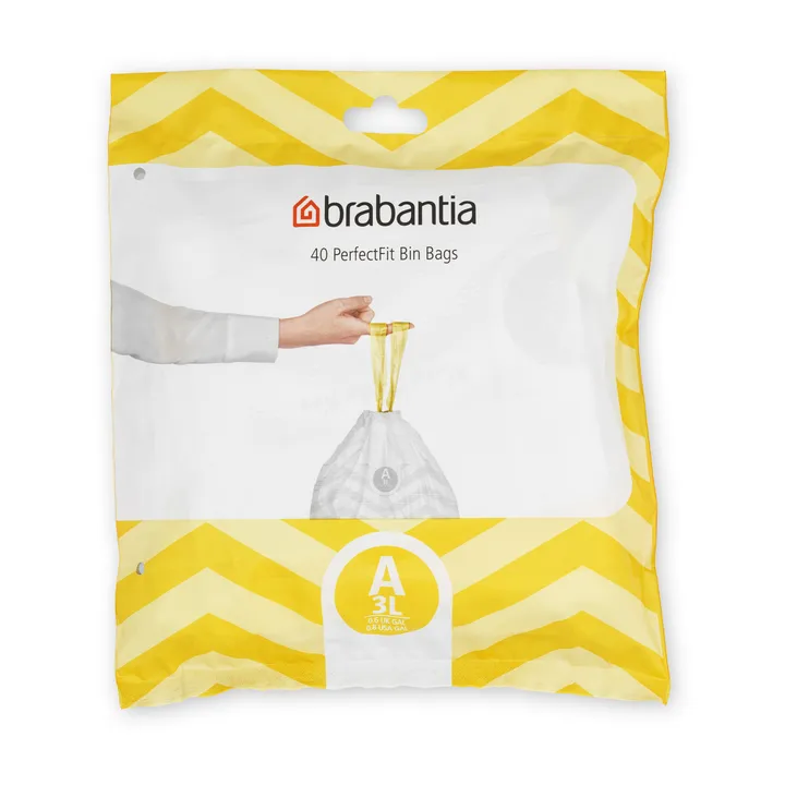 Brabantia PerfectFit 垃圾袋 40只 - 3升 - Brabantia