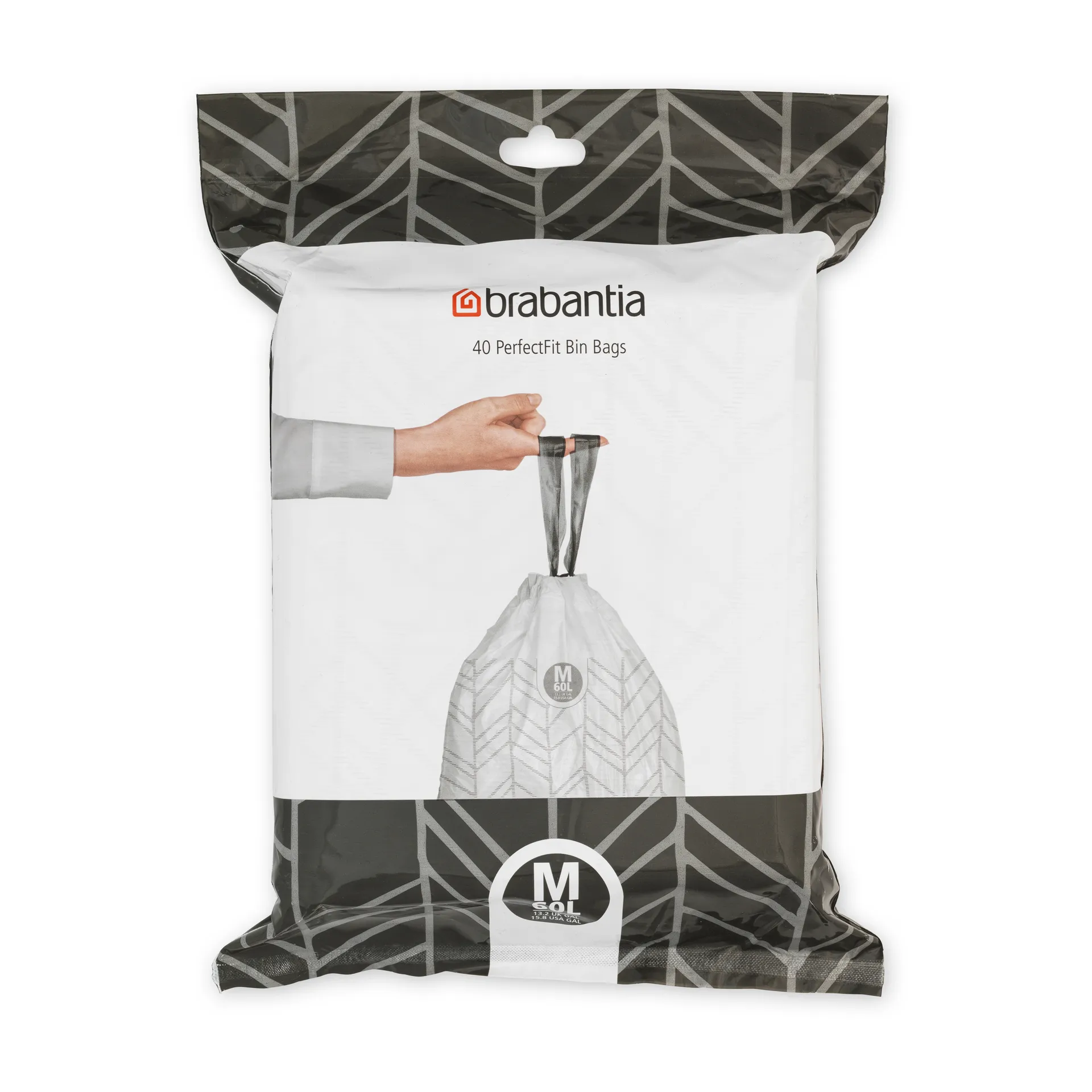 Brabantia PerfectFit 垃圾袋 40只, 60升 Brabantia