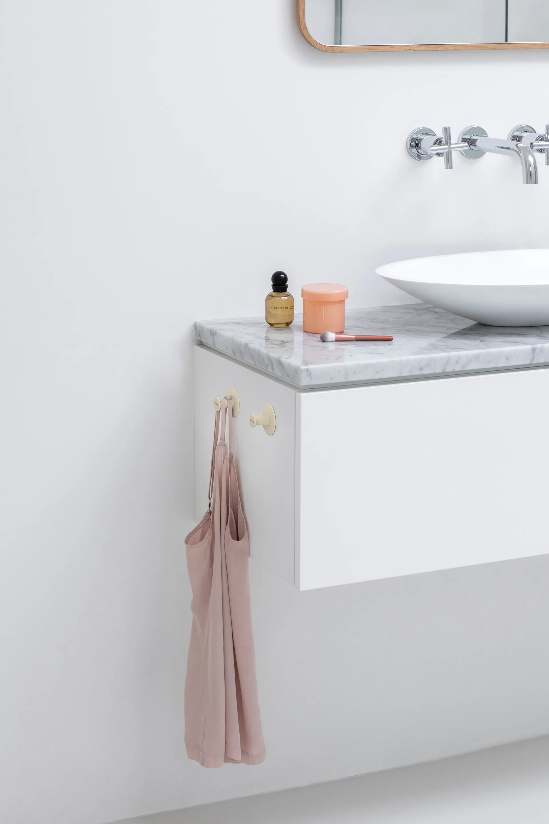 Brabantia ReNew 双毛巾架2件, 柔和米色 Brabantia