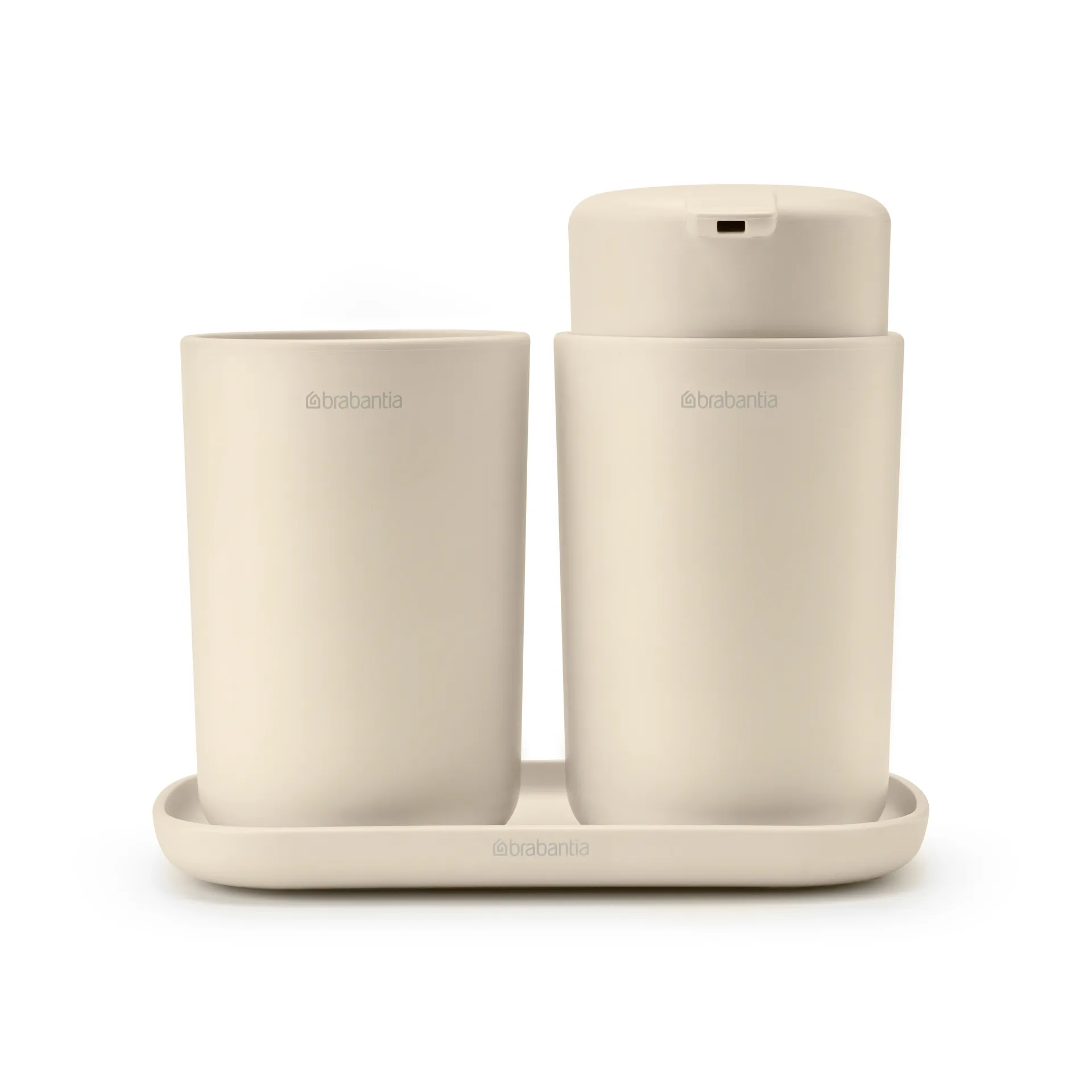 Brabantia ReNew 水槽收纳架 3件装, 柔和米色 Brabantia