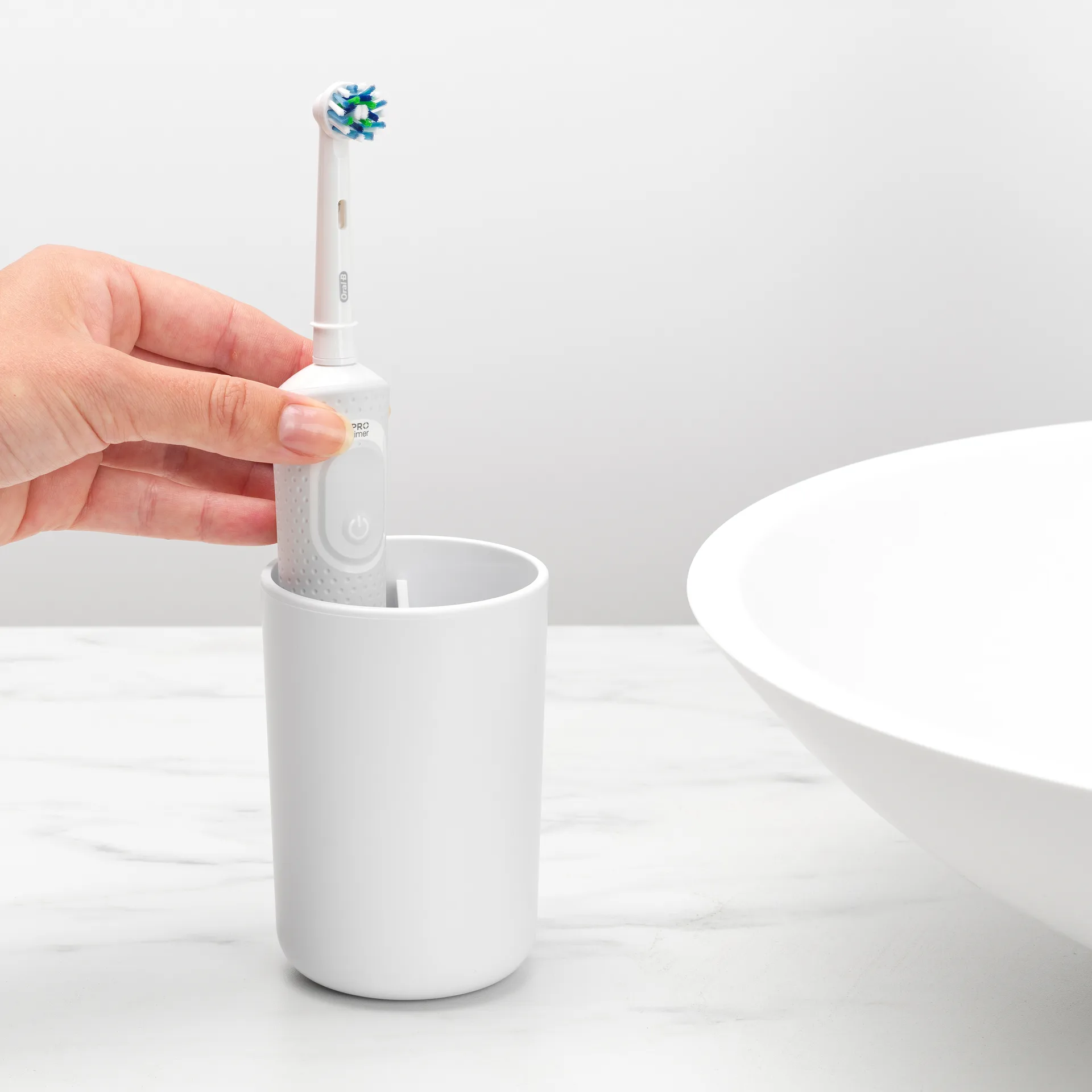Brabantia ReNew 牙刷架, 白色 Brabantia