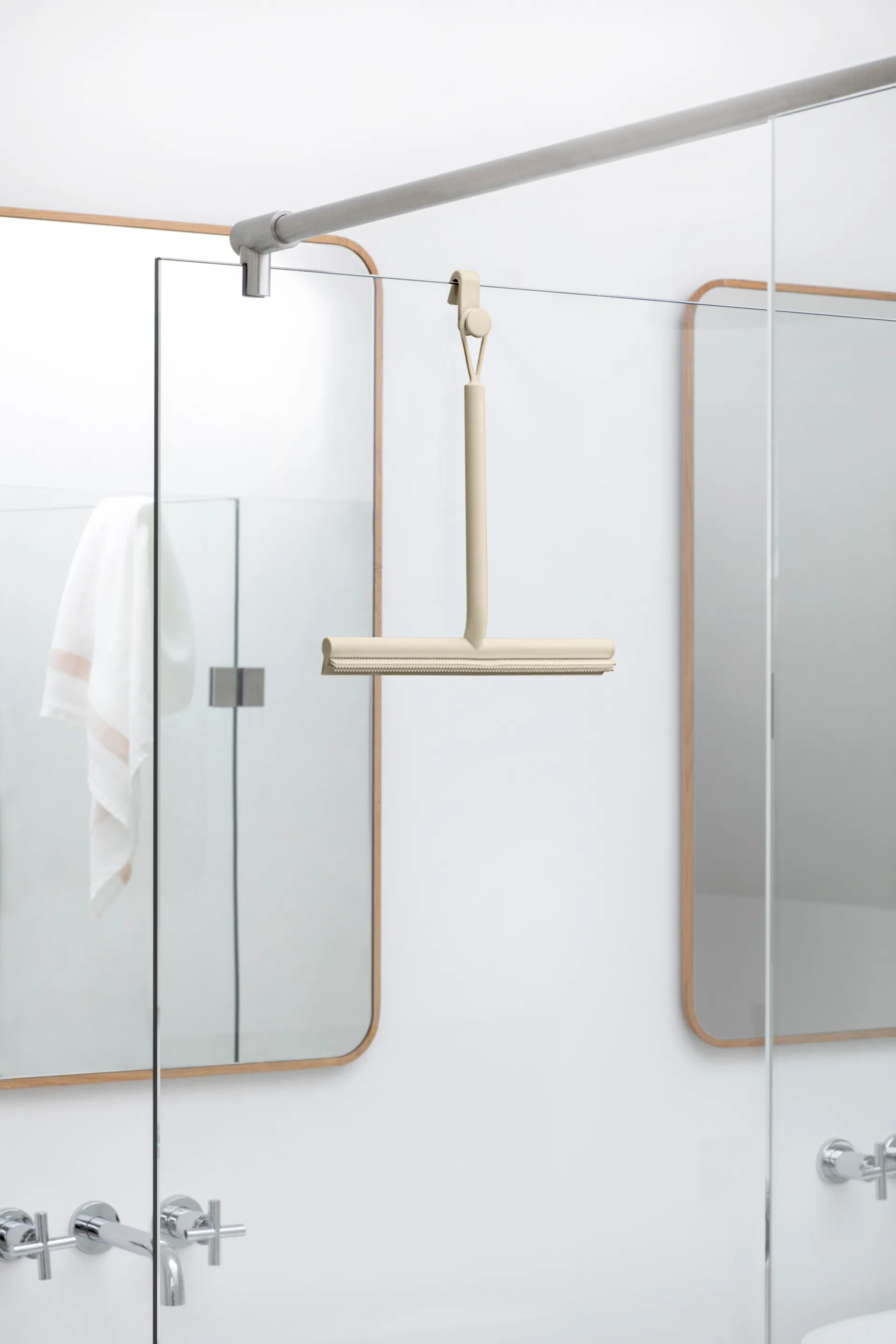 Brabantia ReNew 浴室刮水器, 柔和米色 Brabantia