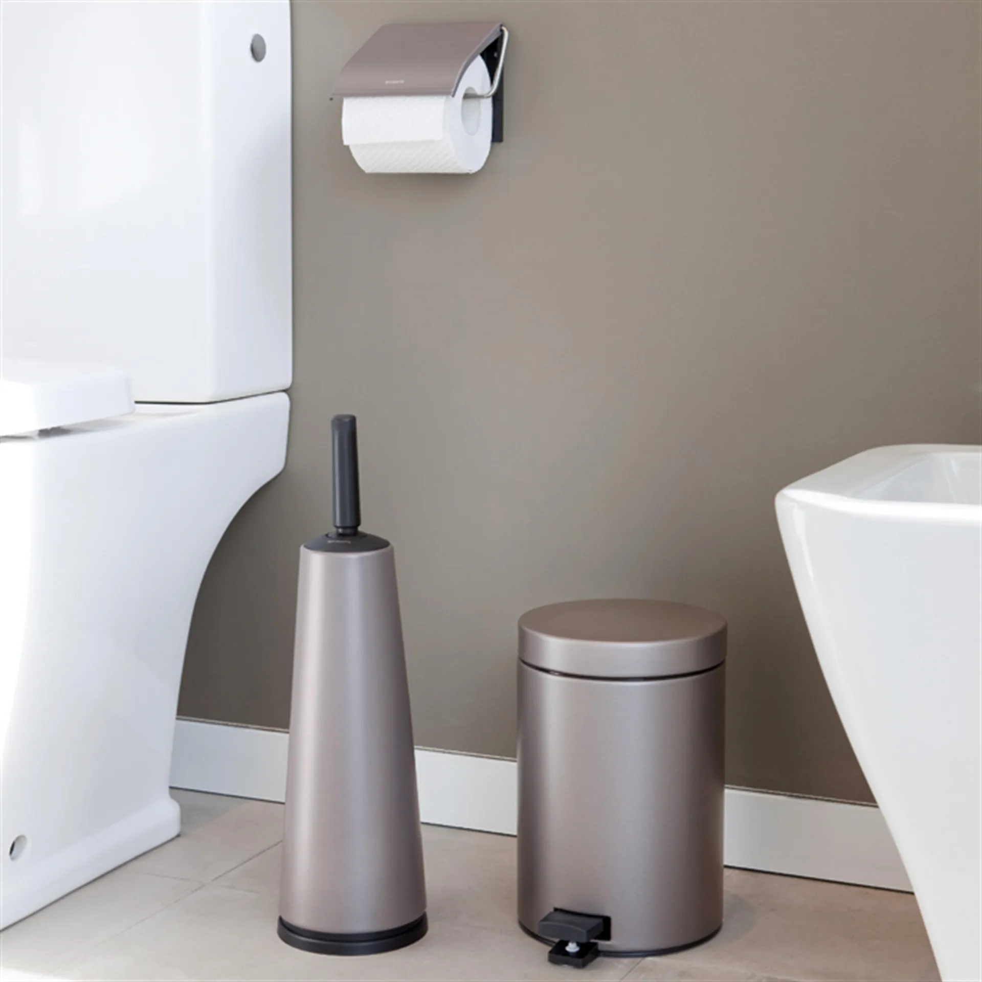 Brabantia ReNew 马桶刷, 铂金色 Brabantia