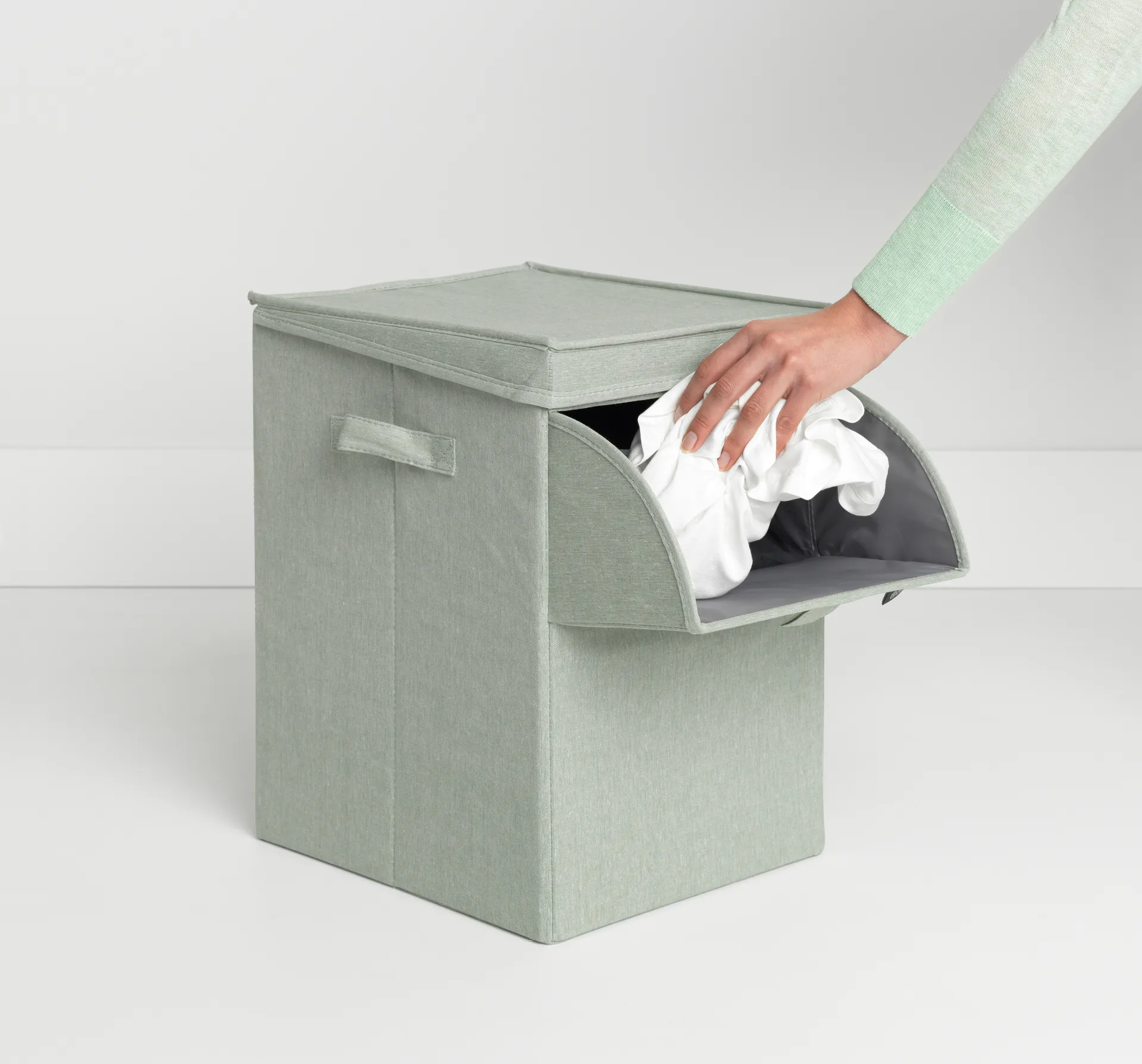 Brabantia stackable laundry basket 35 l., 绿色 Brabantia