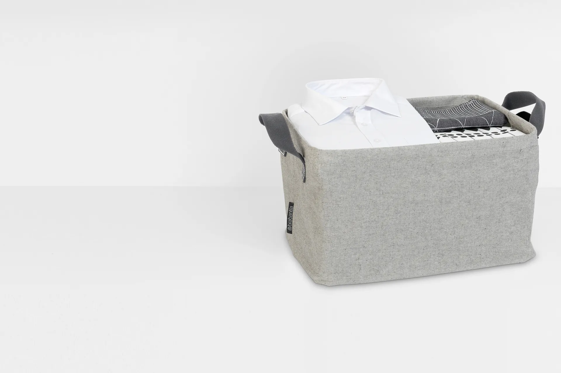 Brabantia 可折叠洗衣篮, 灰色 Brabantia