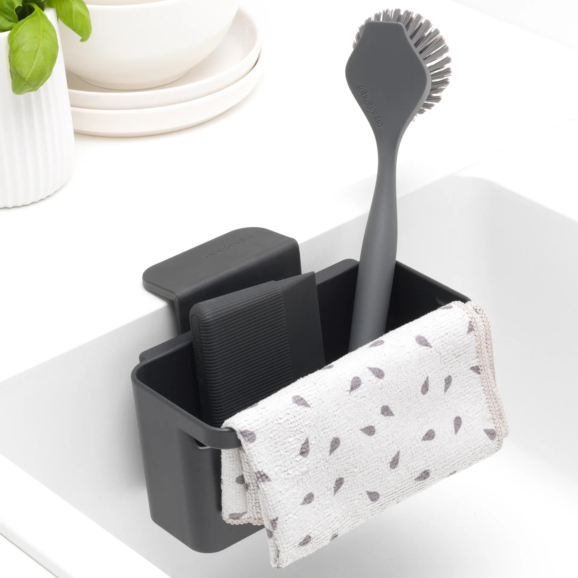 Brabantia 厨房水槽收纳架, 深灰色 Brabantia