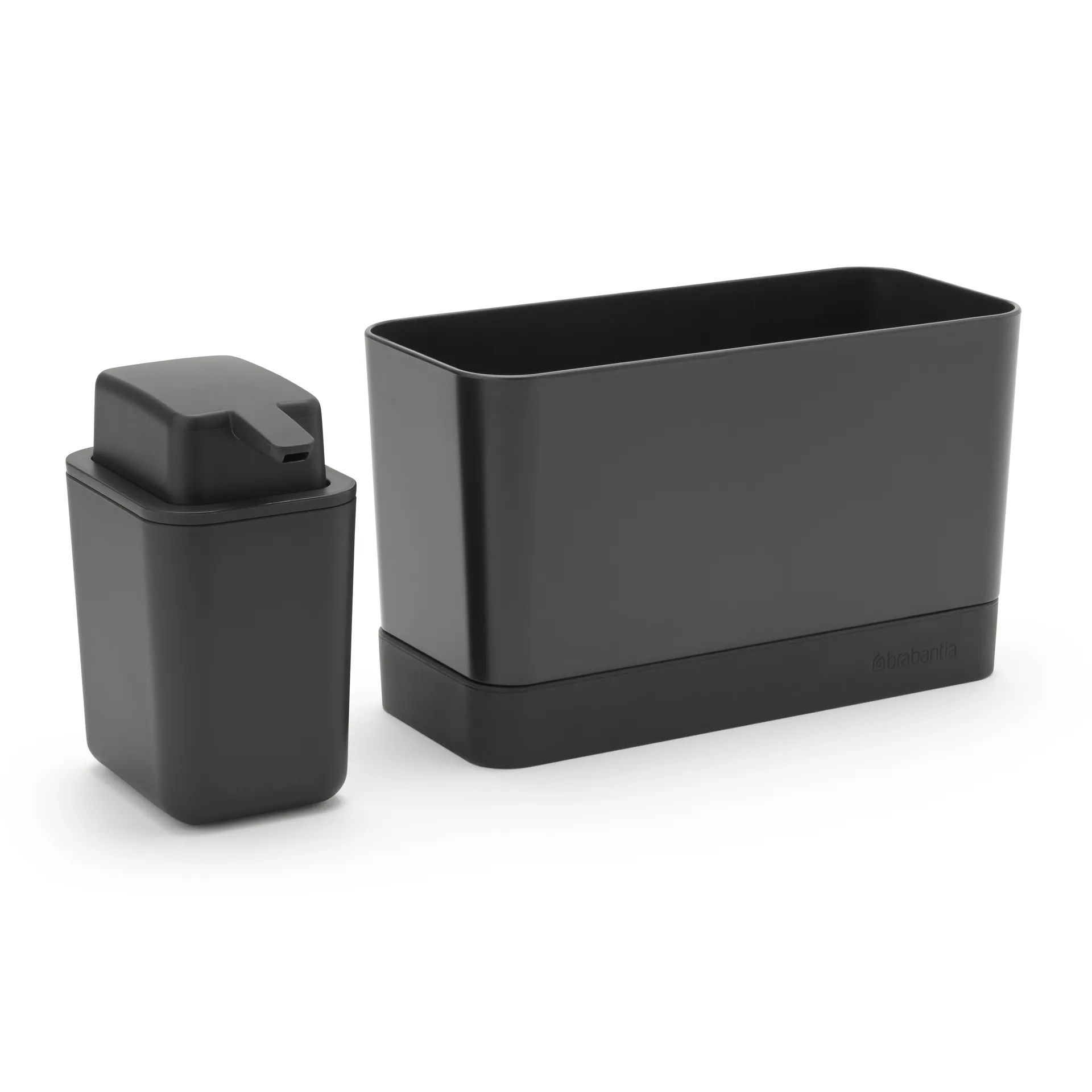 Brabantia 带皂液器厨房水槽收纳架, 深灰色 Brabantia