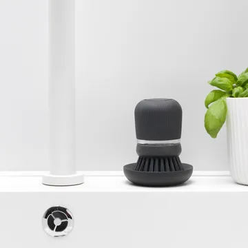Brabantia 洗洁精架+锅刷套装 - 深灰色 - Brabantia