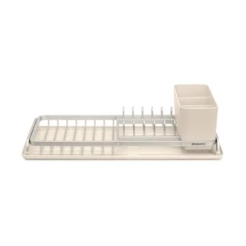 Brabantia 紧凑型碗碟架 - 柔米色 - Brabantia