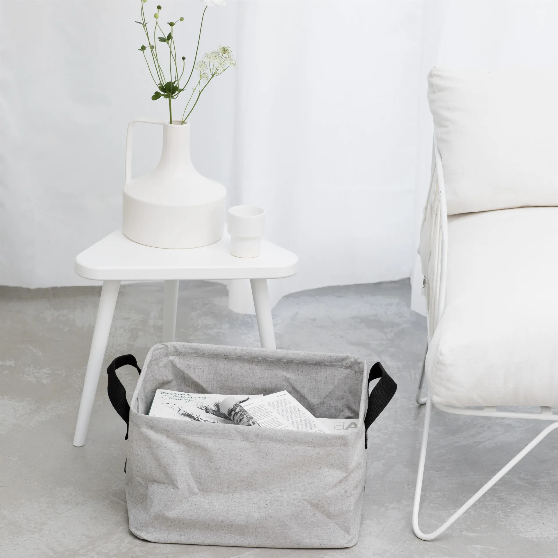 Brabantia 可折叠洗衣篮, 灰色 Brabantia