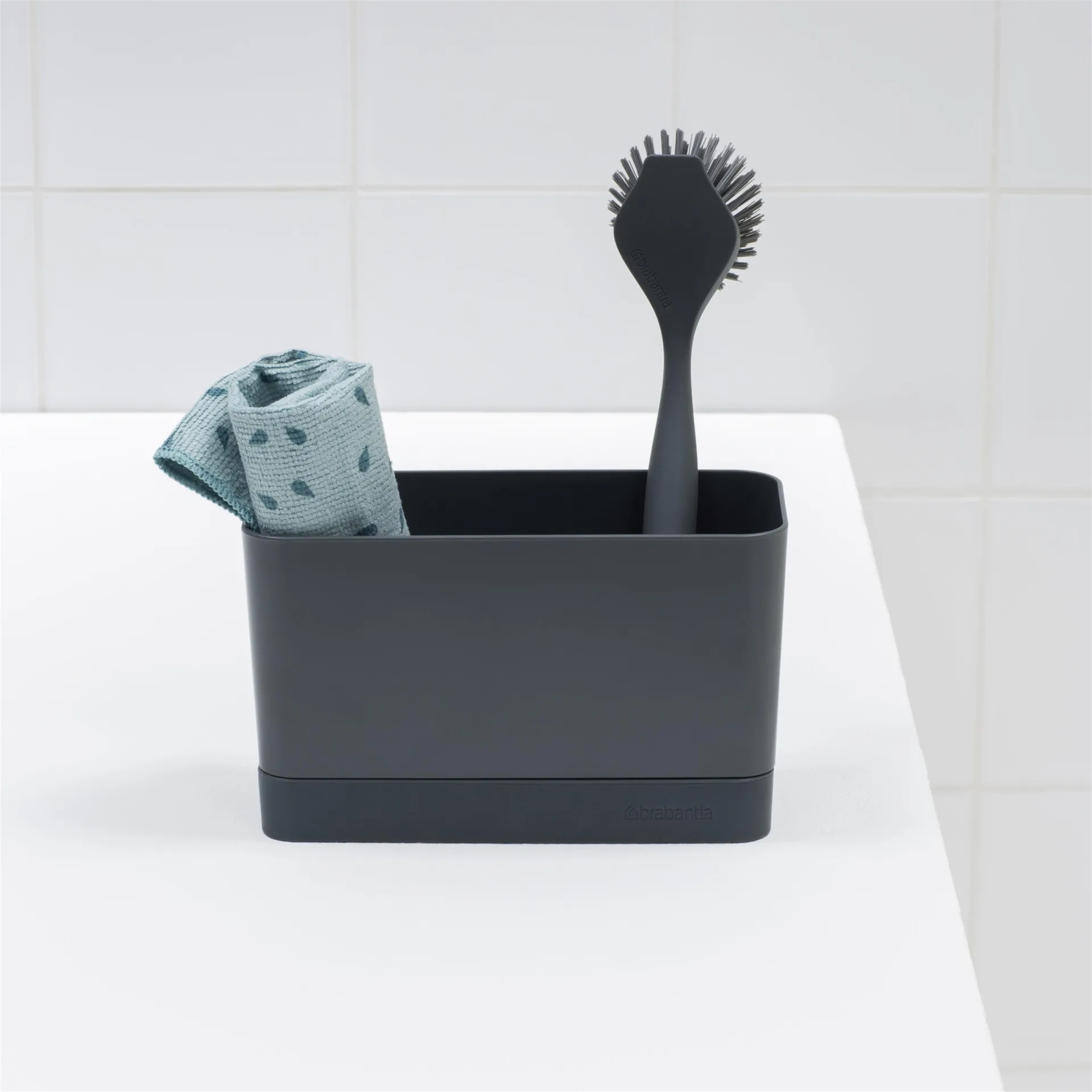 Brabantia 紧凑型碗碟架, 深灰色 Brabantia