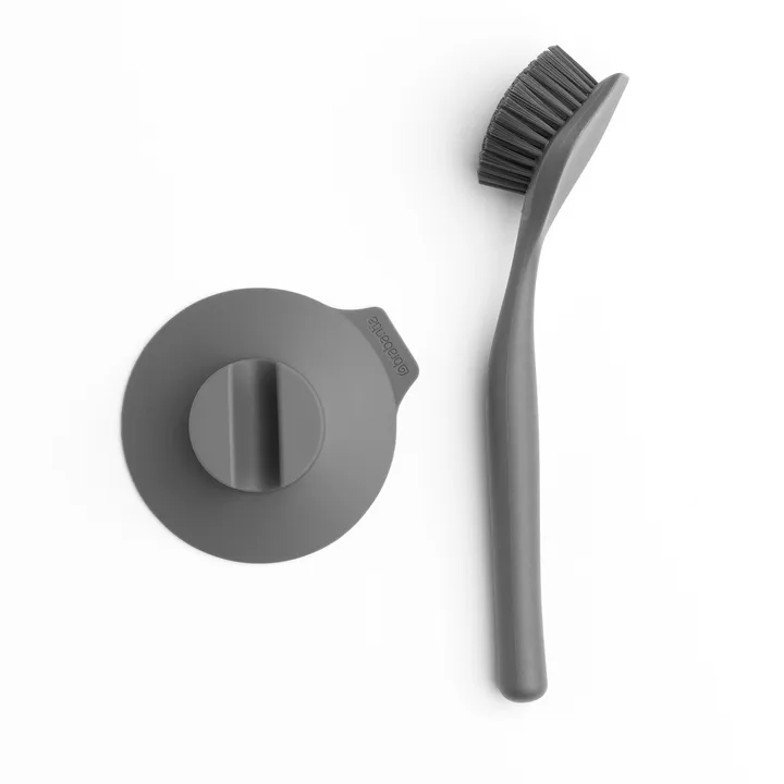 Brabantia 带吸盘锅刷 - 深灰色 - Brabantia