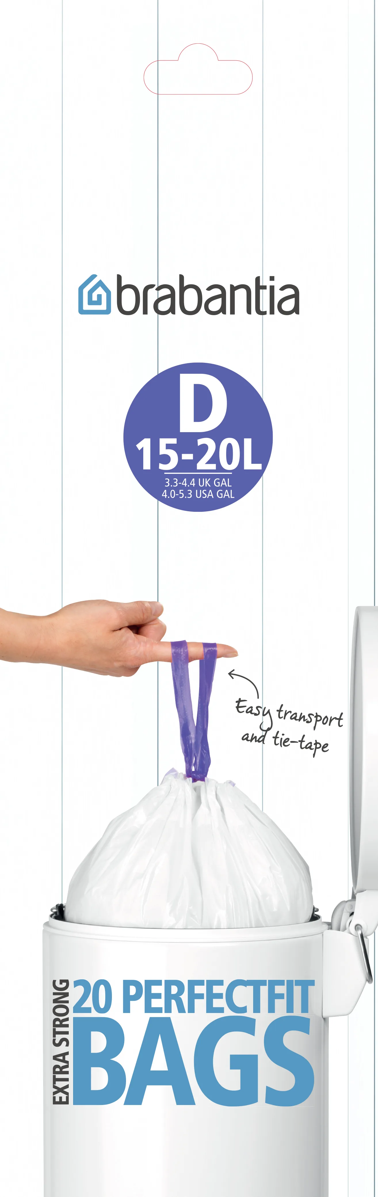 垃圾袋 D 15 L 20 bags/roll, 15L Brabantia