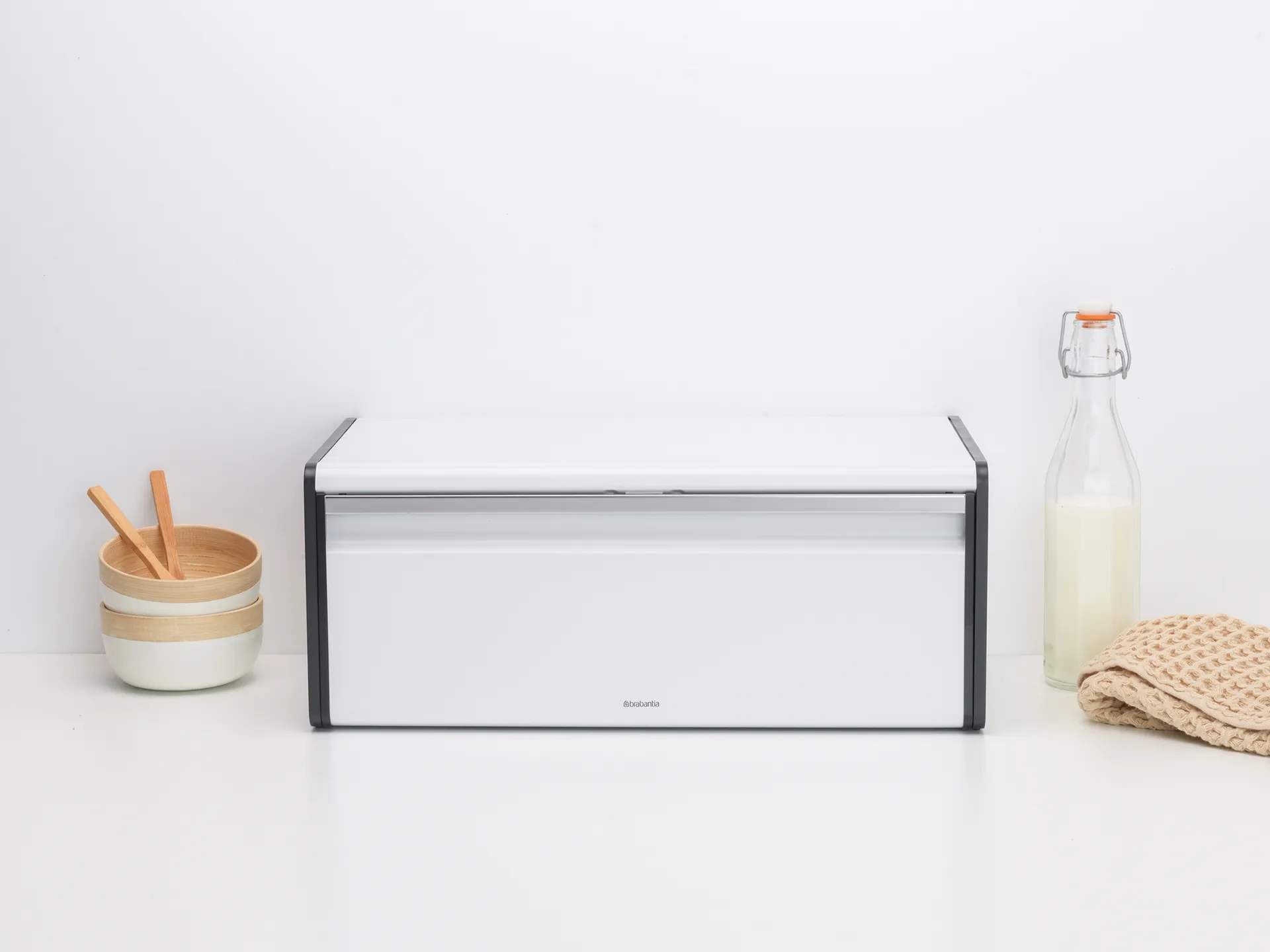 Fall Front 面包箱, 白色_黑色 Brabantia