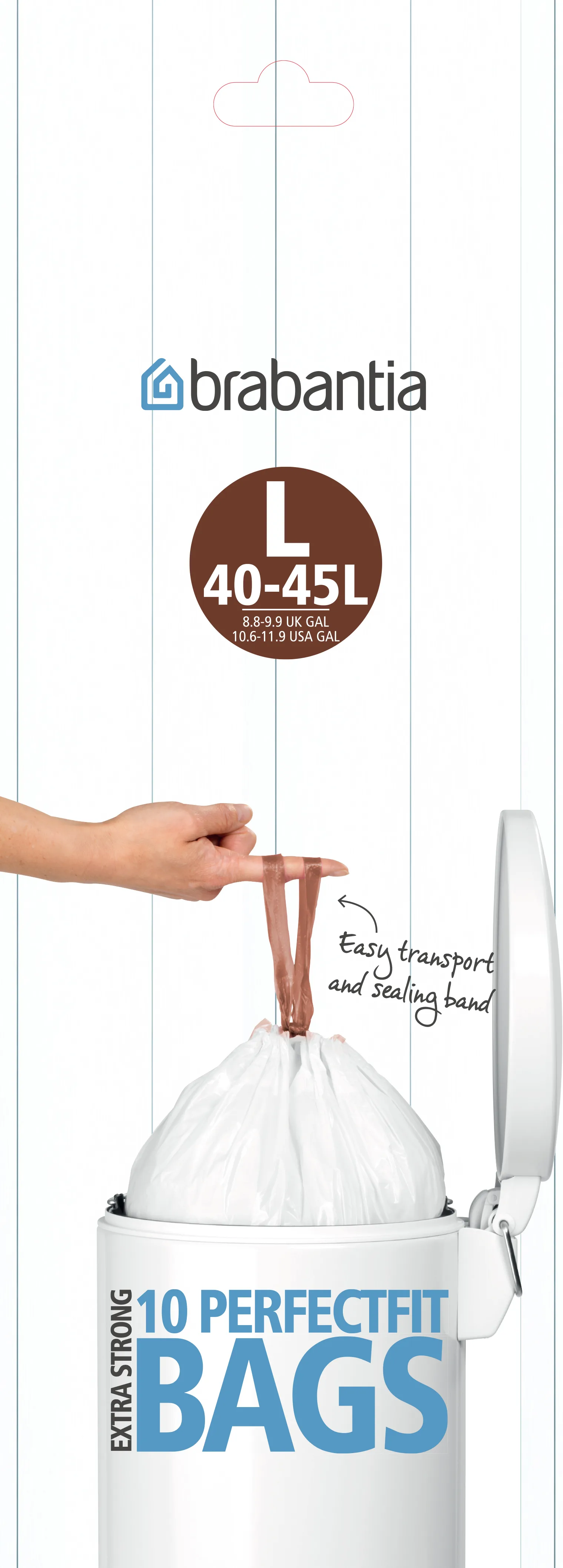 垃圾袋 L 10 bags/roll, 45L Brabantia