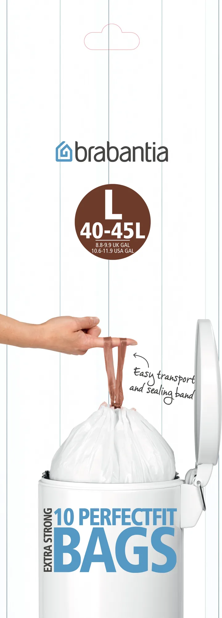 垃圾袋 L 10 bags/roll - 45L - Brabantia