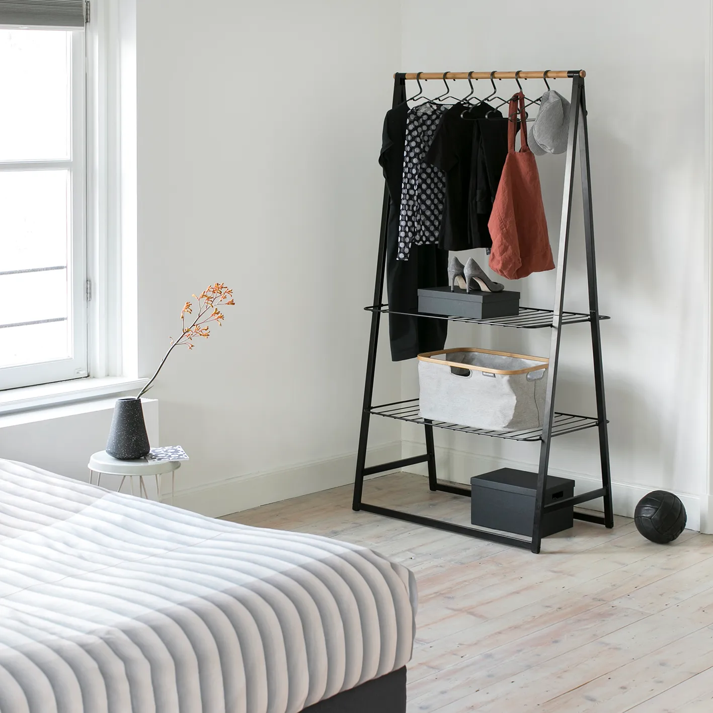 Linn hanger 四件套装, 黑色 Brabantia