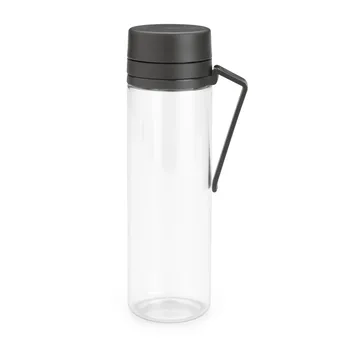 Make & Take 水瓶带硅胶 0.5升 - 深灰色 - Brabantia