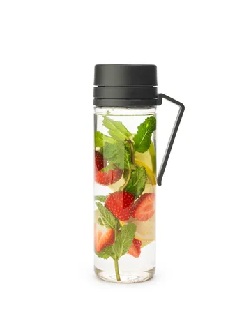 Make & Take 水瓶带硅胶 0.5升 - 深灰色 - Brabantia