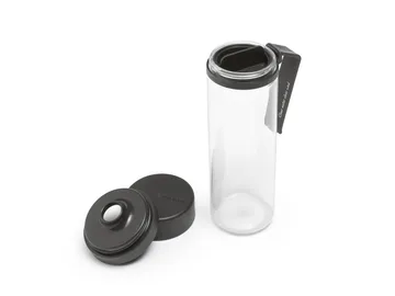 Make & Take 水瓶带硅胶 0.5升 - 深灰色 - Brabantia