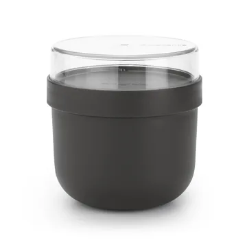 Make & Take 0.5升早餐碗 - 深灰色 - Brabantia