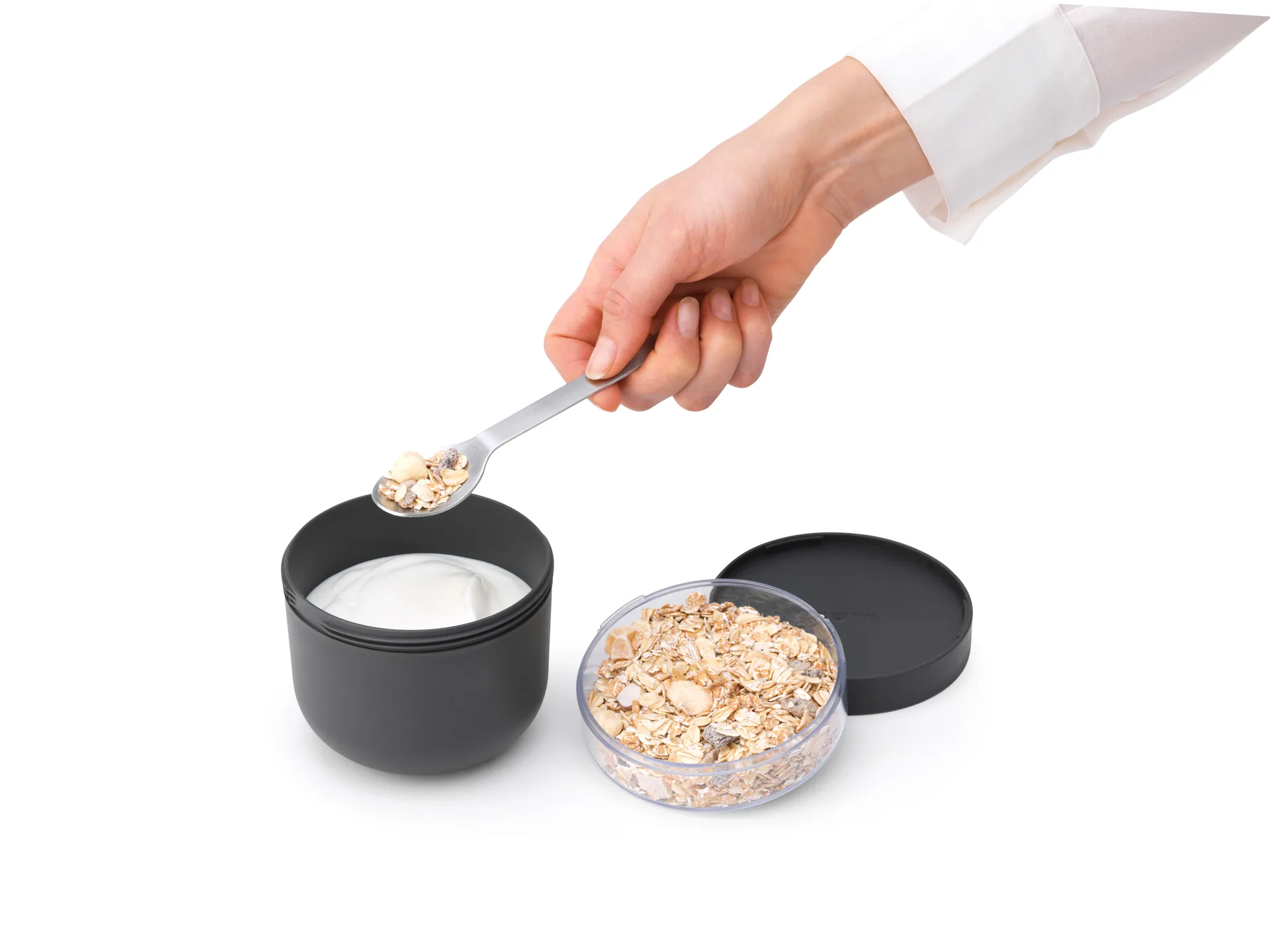 Make & Take 0.5升早餐碗, 深灰色 Brabantia