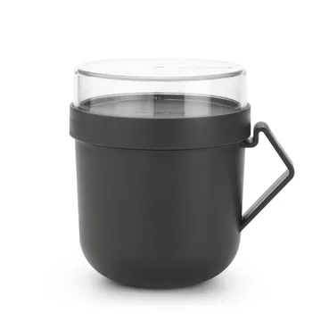 Make & Take 0.6升汤杯 - 深灰色 - Brabantia