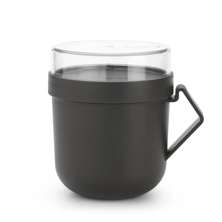 Make & Take 汤杯 0.6升 - 深灰色 - Brabantia
