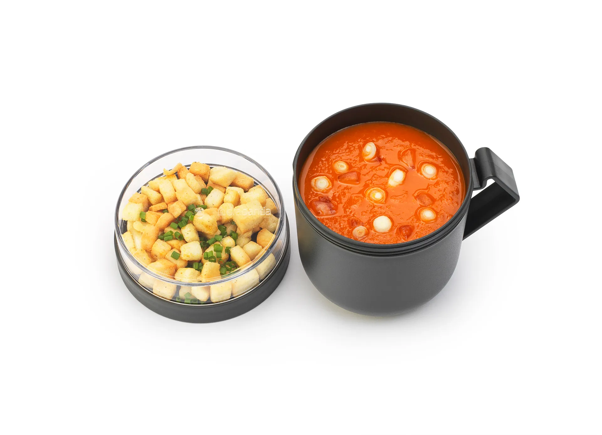 Make & Take 0.6升汤杯, 深灰色 Brabantia