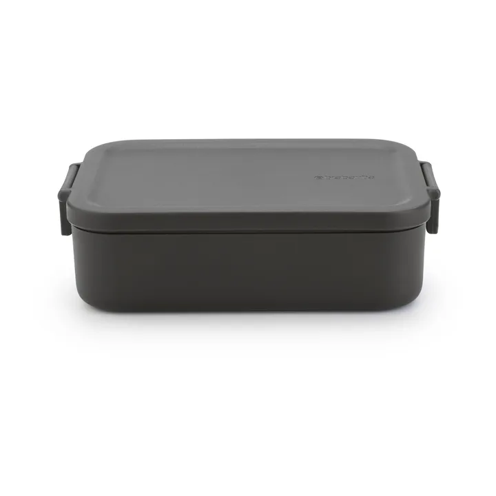 Make & Take 中号午餐盒 1.1升 - 深灰色 - Brabantia