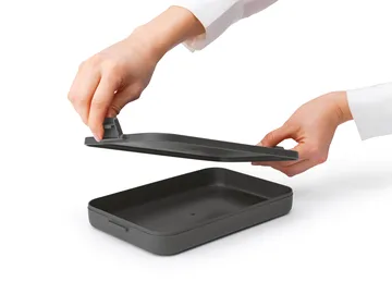 Make & Take 薄款1.1升午餐盒 - 深灰色 - Brabantia